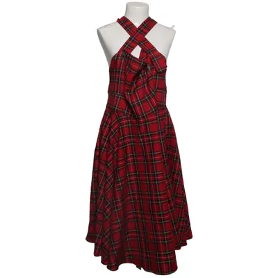 Kjole (Rød, Sort, Gul) fra Hell Bunny Elastan, Polyester, Viscose