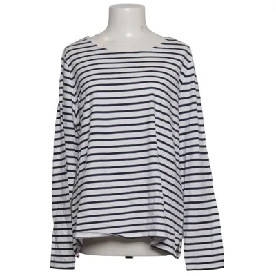 Long sleeve T-shirt (White, Blue) from Boden Cotton