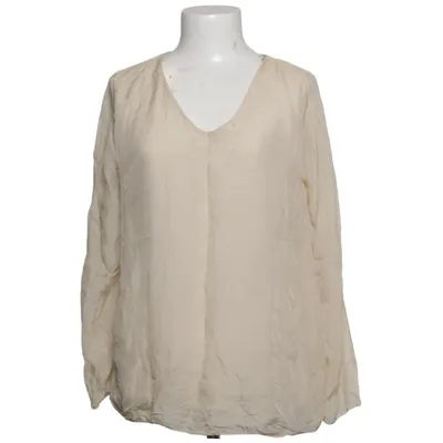 Blouse (Beige) van Malu Zijde