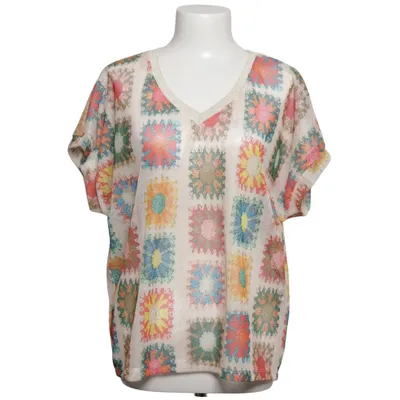 Haut (Beige, Multicolore) de Hera Coton, Polyester