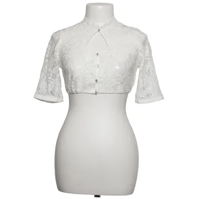 Bolero (Hvid) fra Spieth & Wensky Bomuld, Elastan, Polyamid, Polyester, Viscose