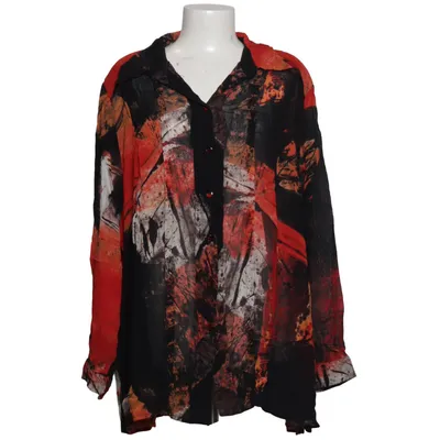 Blouse (Rood, Zwart, Meerkleurig) van Chalou Viscose