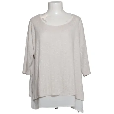 Trui (Wit, Beige) van Oui Metallvezel, Polyester, Viscose