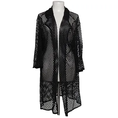 Cardigan (Zwart) van Doris Streich Elastaan, Polyester, Viscose