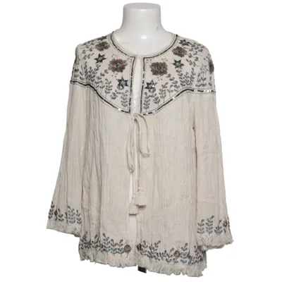 Blus (Beige, Flerfärgad) från Zara Trafaluc Outerwear Bomull, Linne, Modal