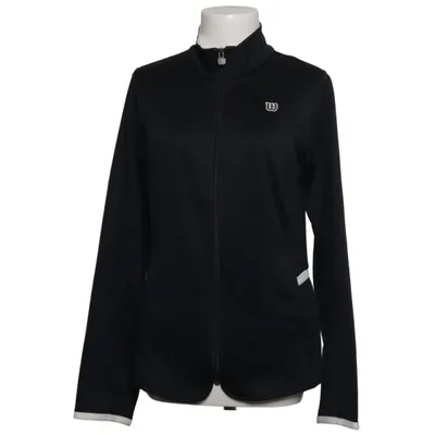 Træningsjakke (Sort) fra Wilson Elastan, Polyester