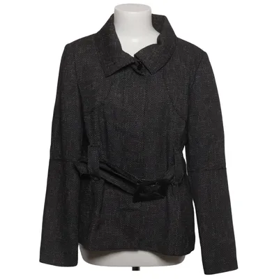 Frakke (Grå, Sort) fra Miss H. Polyester, Viscose