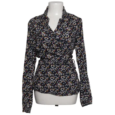 Wrap blouse (Blue, Multicolored) from Tranquillo Viscose