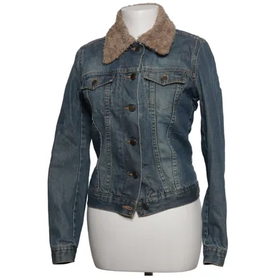 Gefütterte Jeansjacke (Blau) von Zara Trafaluc Acryl, Baumwolle, Polyester