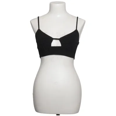 Crop top (Black) from Subdued Cotton, Elastane, Metallic fiber, Polyamide