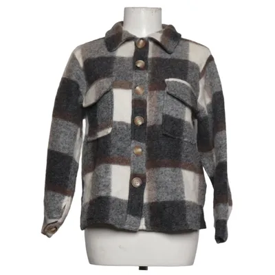 Överskjorta (Short Check Overshirt) från Miss America Polyester, Ull