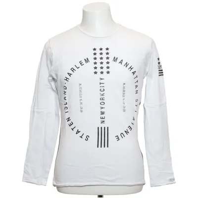Lange mouwen shirt (Wit) van Key Largo Katoen