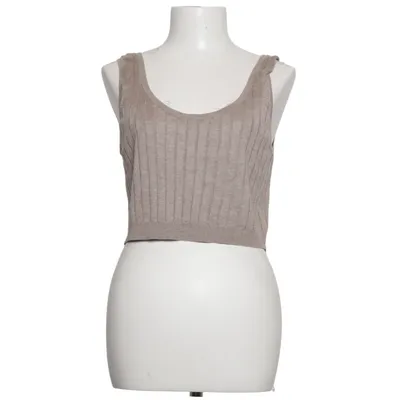 Crop top (Beige) de H&M Polyester, Viscose, Laine