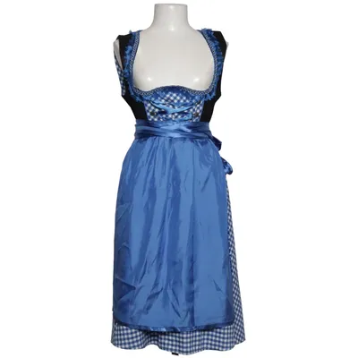 Dirndl (Blå, Vit, Svart) från Lifos Bomull, Elastan