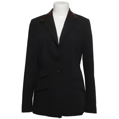Blazer (Black, Brown) from Hauber Elastane, Polyester, Viscose