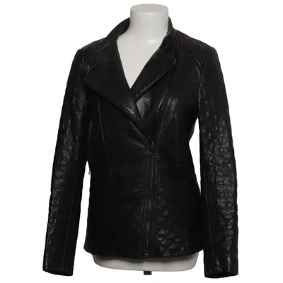 Veste de motard (Noir) de Giovanni Cuir, Polyester, Viscose