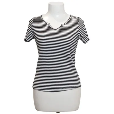 T-shirt (Zwart, Wit) van Kapalua Katoen, Polyester