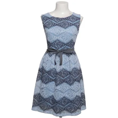 Jurk (Blauw, Zwart, Wit) van Rinascimento Katoen, Polyester