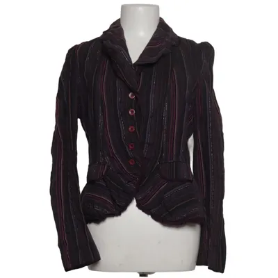 Blazer (Purple, Multicolored) from Bandolera Cotton, Metallic fiber, Polyamide, Viscose