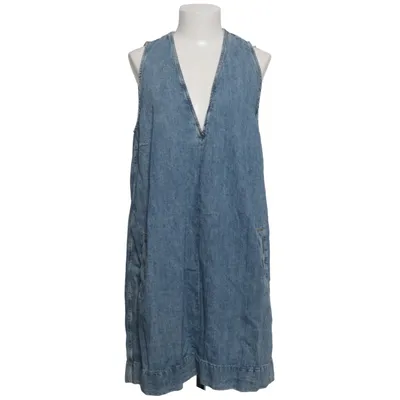 Jeanskjole (Blå) fra 7 for All Mankind Bomuld, Linned