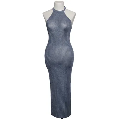 Maxikjole (Blå) fra Yoins Elastan, Polyester