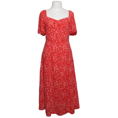 Långklänning (Röd, Vit) från NLW Polyester