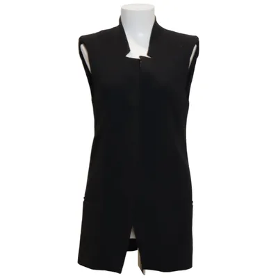 Väst (Svart) från Zara Basic Acetat, Polyester