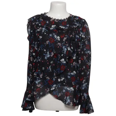 Bluse (Schwarz, Rot, Blau, Weiß) von Erdem x H&M Polyester, Seide