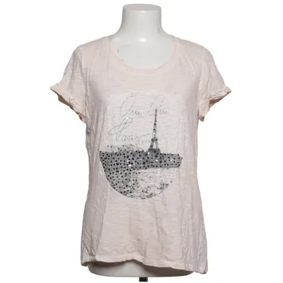 T-shirt (Beige) van Nice & Chic Katoen