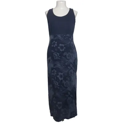 Robe longue (Bleu) de Waschbär Coton, Élasthane