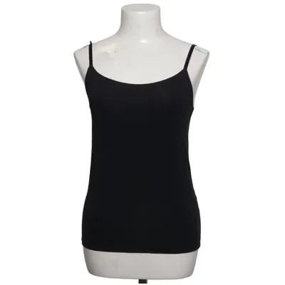 Top (Schwarz) von Uniqlo Cupro, Elasthan, Polyamid, Polyester