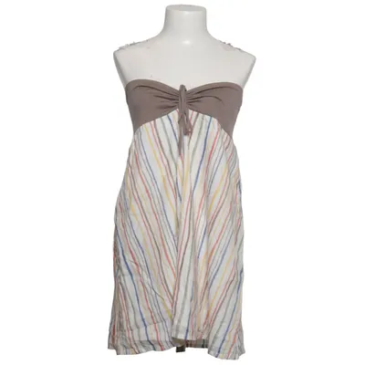 Kjole (Hvid, Flerfarvet) fra QS by S.Oliver Bomuld, Elastan, Polyamid, Polyester