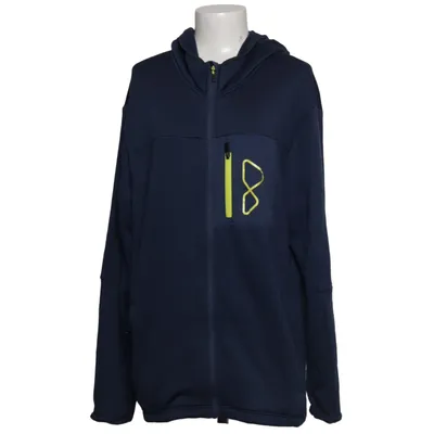 Capuchon sweater (Blauw) van OCK Elastaan, Gerecycled polyester
