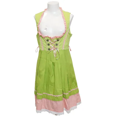 Dirndl (Groen, Roze, Wit) van Ann Christine Katoen, Elastaan
