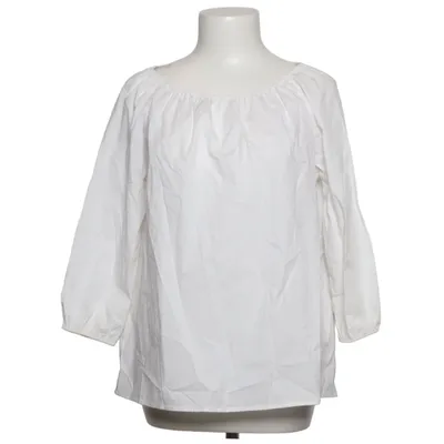 Blouse (Wit) van Via Cortesa Katoen, Elastaan