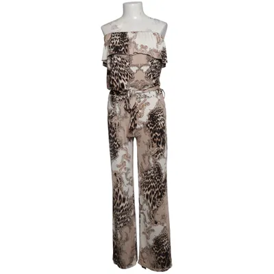 Jumpsuit (Beige, Bruin, Zwart) van Lady Lol Paris Elastaan, Polyester