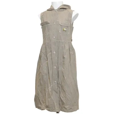 Huvklänning (Beige, Vit) från Marca Bomull