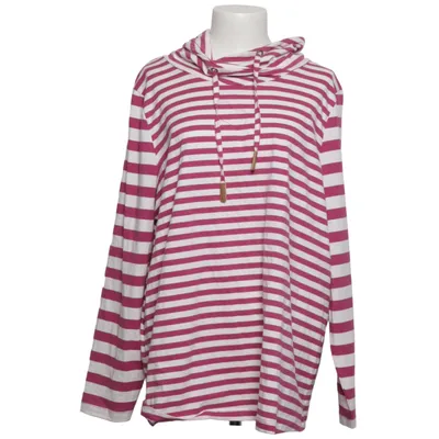 Huvtröja (Röd, Vit) från Gina Bomull, Elastan, Polyester