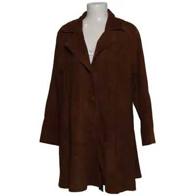 Leather coat (Brown) from Berti