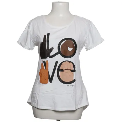 T-shirt (Hvid, Flerfarvet) fra Neutral Bomuld