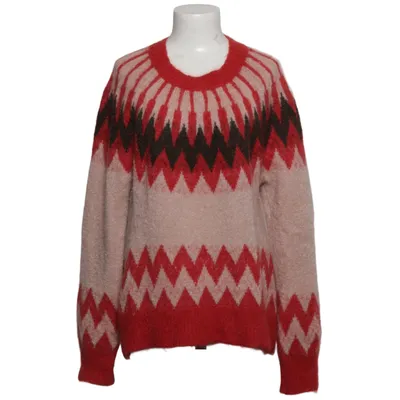 Sweater (Red, Beige, Multicolored) from Erdem x H&M Elastane, Mohair, Polyamide