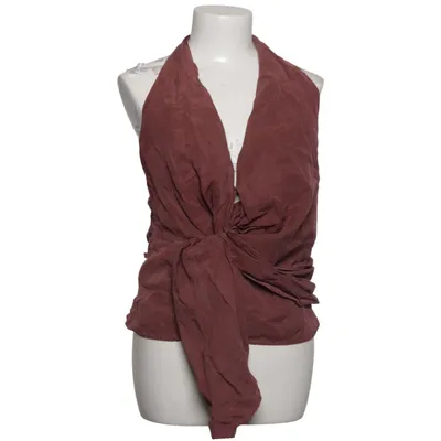Halter neck top (Brown) from Zara Cotton