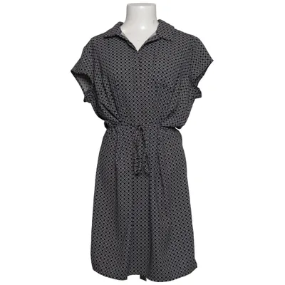 Dress (Black, White) from Yessica Polyester