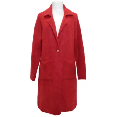 Coat (Red) from Caroline Biss Mohair, Polyamide, Wool