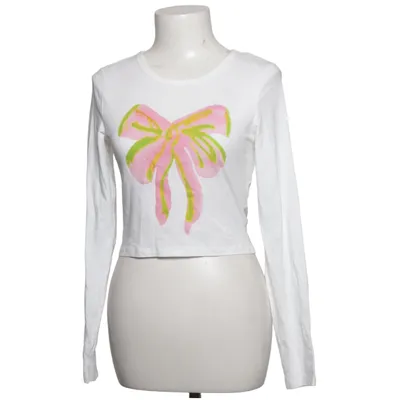 Crop top (Wit, Roze, Groen) van Monki Katoen, Elastaan
