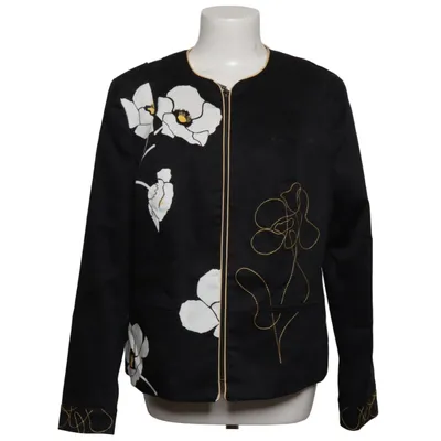 Veste (Noir, Blanc, Jaune) de Creation L Coton, Élasthane, Polyester