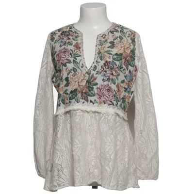 Bluse (Weiß, Mehrfarbig) von Savage Culture Baumwolle, Polyester