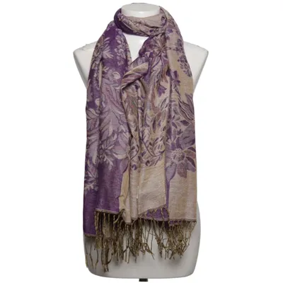 Scarf (Purple, Beige) from Pashmina