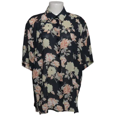 Kortärmad skjorta (Svart, Flerfärgad) från Avitano Polyester