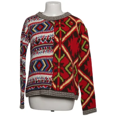 Sweater (Red, Blue, Multicolored) from Desigual by Christian Lacroix Acrylic, Cotton